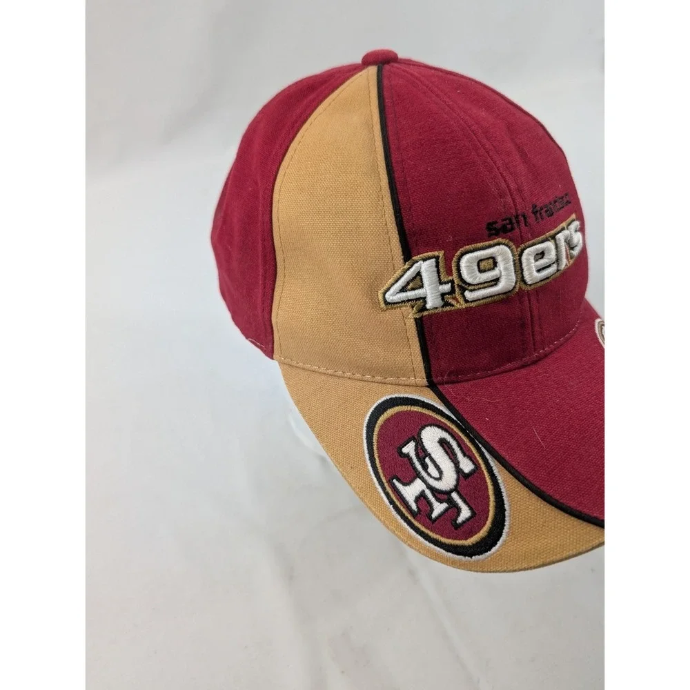 San Francisco‎ 49ers NFL Reebok Adjustable Hat Gold/Red (One Size) Proline